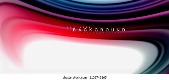 Rainbow fluid colors abstract background twisted liquid design, colorful marble or plastic wavy texture backdrop, multicolored template for business or technology presentation or web brochure cover