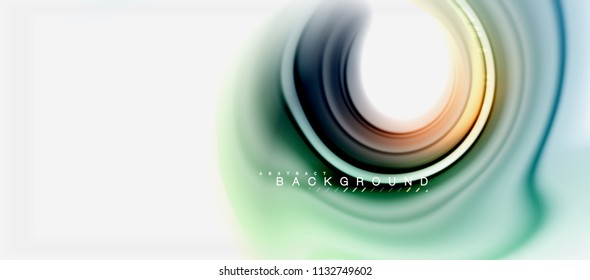 Rainbow fluid colors abstract background twisted liquid design, colorful marble or plastic wavy texture backdrop, multicolored template for business or technology presentation or web brochure cover