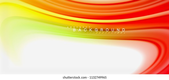 Rainbow fluid colors abstract background twisted liquid design, colorful marble or plastic wavy texture backdrop, multicolored template for business or technology presentation or web brochure cover