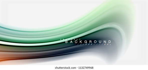 Rainbow fluid colors abstract background twisted liquid design, colorful marble or plastic wavy texture backdrop, multicolored template for business or technology presentation or web brochure cover