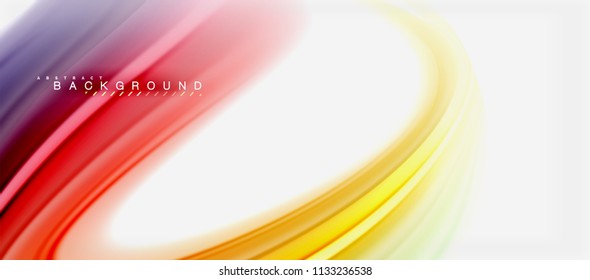 Color del fluido arcoiris diseño líquido retorcido de fondo abstracto, mármol colorido o fondo de textura ondulada plástica, plantilla multicolor para presentación de negocios o tecnología o cubierta de folletos web
