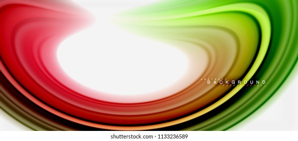 Rainbow fluid colors abstract background twisted liquid design, colorful marble or plastic wavy texture backdrop, multicolored template for business or technology presentation or web brochure cover