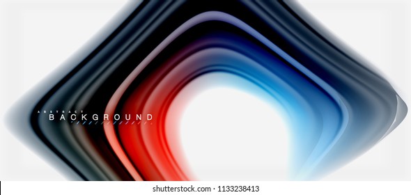 Rainbow fluid colors abstract background twisted liquid design, colorful marble or plastic wavy texture backdrop, multicolored template for business or technology presentation or web brochure cover