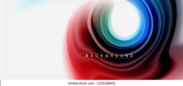 Rainbow fluid colors abstract background twisted liquid design, colorful marble or plastic wavy texture backdrop, multicolored template for business or technology presentation or web brochure cover