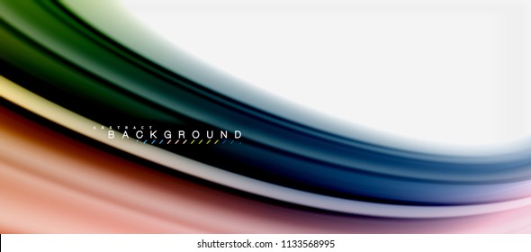 Rainbow fluid colors abstract background twisted liquid design, colorful marble or plastic wavy texture backdrop, multicolored template for business or technology presentation or web brochure cover