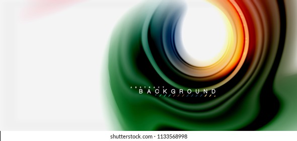 Rainbow fluid colors abstract background twisted liquid design, colorful marble or plastic wavy texture backdrop, multicolored template for business or technology presentation or web brochure cover