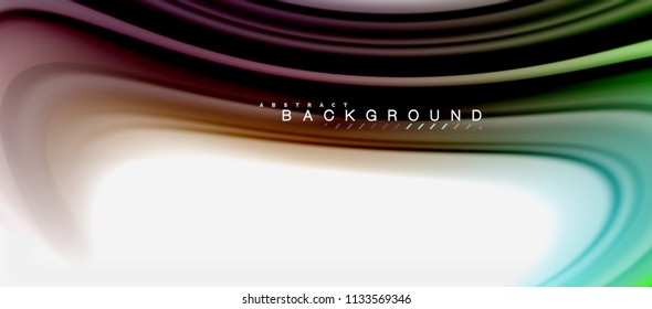 Rainbow fluid colors abstract background twisted liquid design, colorful marble or plastic wavy texture backdrop, multicolored template for business or technology presentation or web brochure cover
