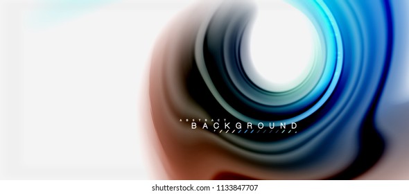 Rainbow fluid colors abstract background twisted liquid design, colorful marble or plastic wavy texture backdrop, multicolored template for business or technology presentation or web brochure cover