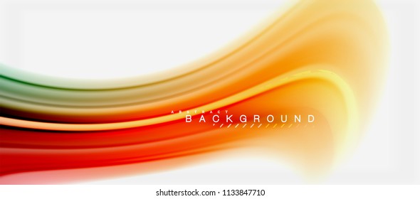Rainbow fluid colors abstract background twisted liquid design, colorful marble or plastic wavy texture backdrop, multicolored template for business or technology presentation or web brochure cover