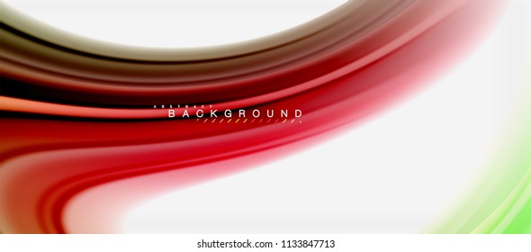 Rainbow fluid colors abstract background twisted liquid design, colorful marble or plastic wavy texture backdrop, multicolored template for business or technology presentation or web brochure cover