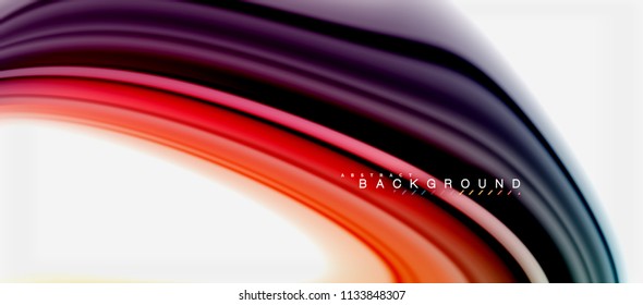 Rainbow fluid colors abstract background twisted liquid design, colorful marble or plastic wavy texture backdrop, multicolored template for business or technology presentation or web brochure cover