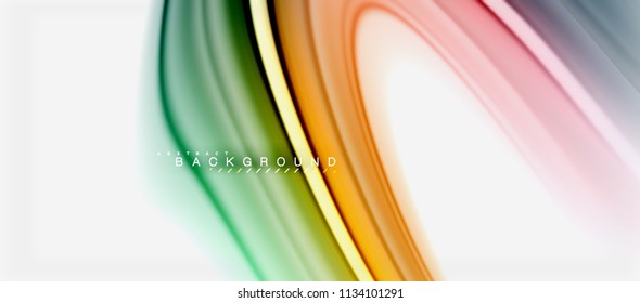 Color del fluido arcoiris diseño líquido retorcido de fondo abstracto, mármol colorido o fondo de textura ondulada plástica, plantilla multicolor para presentación de negocios o tecnología o cubierta de folletos web