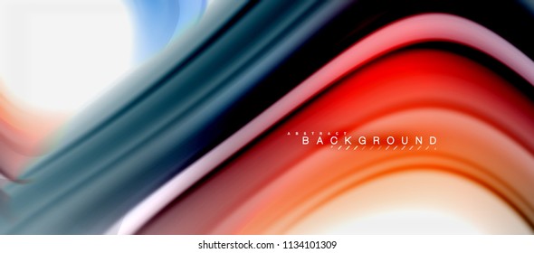 Abstrakte Farben mit Regenbogenfarben, abstrakter Hintergrund, verdrilltes flüssiges Design, bunter Marmor- oder Kunststoffhintergrund, mehrfarbige Vorlage für Geschäfts- oder Technologiepräsentation oder Webbroschürendeckel