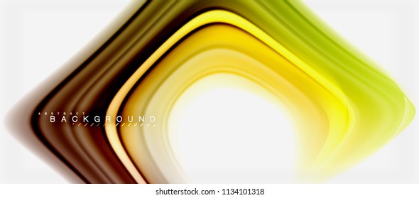 Rainbow fluid colors abstract background twisted liquid design, colorful marble or plastic wavy texture backdrop, multicolored template for business or technology presentation or web brochure cover