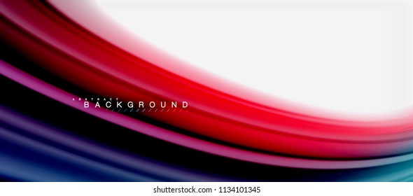 Rainbow fluid colors abstract background twisted liquid design, colorful marble or plastic wavy texture backdrop, multicolored template for business or technology presentation or web brochure cover