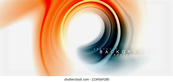 Rainbow fluid colors abstract background twisted liquid design, colorful marble or plastic wavy texture backdrop, multicolored template for business or technology presentation or web brochure cover