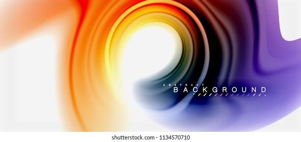 Rainbow fluid colors abstract background twisted liquid design, colorful marble or plastic wavy texture backdrop, multicolored template for business or technology presentation or web brochure cover