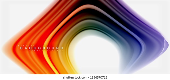 Color del fluido arcoiris diseño líquido retorcido de fondo abstracto, mármol colorido o fondo de textura ondulada plástica, plantilla multicolor para presentación de negocios o tecnología o cubierta de folletos web