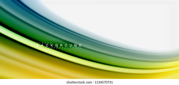 Abstrakte Farben mit Regenbogenfarben, abstrakter Hintergrund, verdrilltes flüssiges Design, bunter Marmor- oder Kunststoffhintergrund, mehrfarbige Vorlage für Geschäfts- oder Technologiepräsentation oder Webbroschürendeckel