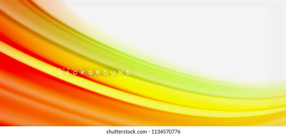 Rainbow fluid colors abstract background twisted liquid design, colorful marble or plastic wavy texture backdrop, multicolored template for business or technology presentation or web brochure cover