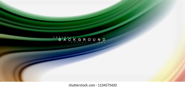 Rainbow fluid colors abstract background twisted liquid design, colorful marble or plastic wavy texture backdrop, multicolored template for business or technology presentation or web brochure cover