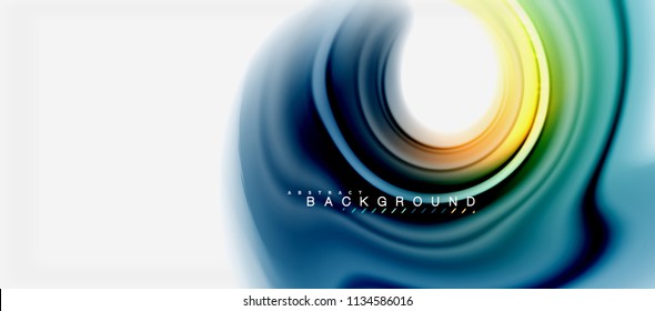 Rainbow fluid colors abstract background twisted liquid design, colorful marble or plastic wavy texture backdrop, multicolored template for business or technology presentation or web brochure cover