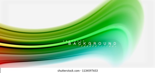 Rainbow fluid colors abstract background twisted liquid design, colorful marble or plastic wavy texture backdrop, multicolored template for business or technology presentation or web brochure cover