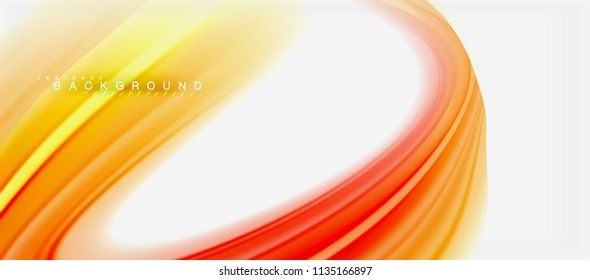 Rainbow fluid colors abstract background twisted liquid design, colorful marble or plastic wavy texture backdrop, multicolored template for business or technology presentation or web brochure cover