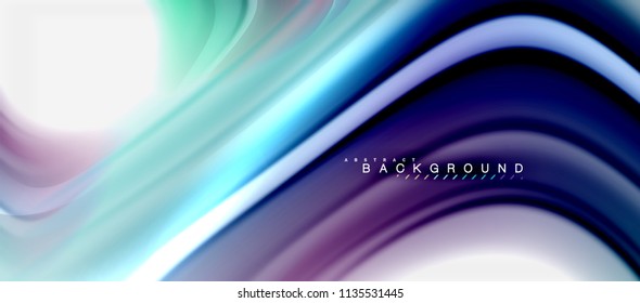 Color del fluido arcoiris diseño líquido retorcido de fondo abstracto, mármol colorido o fondo de textura ondulada plástica, plantilla multicolor para presentación de negocios o tecnología o cubierta de folletos web