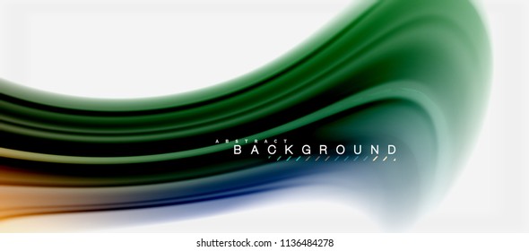 Rainbow fluid colors abstract background twisted liquid design, colorful marble or plastic wavy texture backdrop, multicolored template for business or technology presentation or web brochure cover