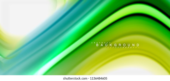 Rainbow fluid colors abstract background twisted liquid design, colorful marble or plastic wavy texture backdrop, multicolored template for business or technology presentation or web brochure cover