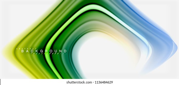 Color del fluido arcoiris diseño líquido retorcido de fondo abstracto, mármol colorido o fondo de textura ondulada plástica, plantilla multicolor para presentación de negocios o tecnología o cubierta de folletos web
