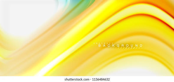 Rainbow fluid colors abstract background twisted liquid design, colorful marble or plastic wavy texture backdrop, multicolored template for business or technology presentation or web brochure cover