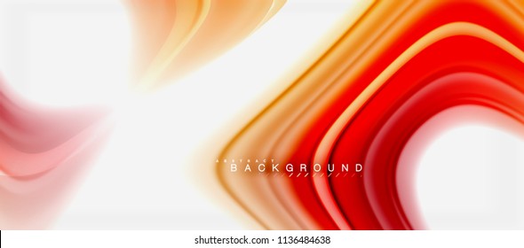 Rainbow fluid colors abstract background twisted liquid design, colorful marble or plastic wavy texture backdrop, multicolored template for business or technology presentation or web brochure cover