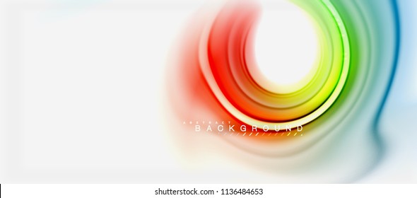 Rainbow fluid colors abstract background twisted liquid design, colorful marble or plastic wavy texture backdrop, multicolored template for business or technology presentation or web brochure cover
