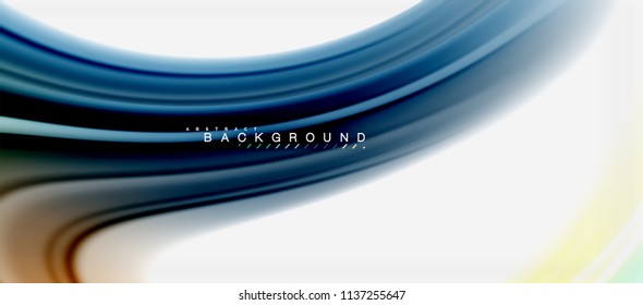 Color del fluido arcoiris diseño líquido retorcido de fondo abstracto, mármol colorido o fondo de textura ondulada plástica, plantilla multicolor para presentación de negocios o tecnología o cubierta de folletos web