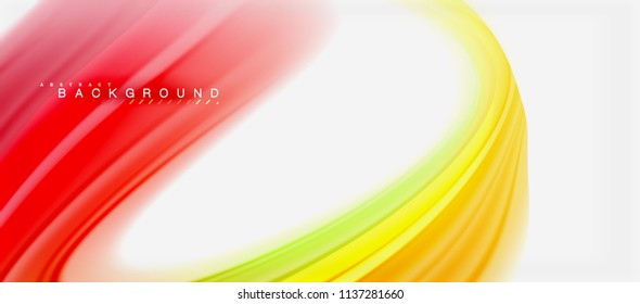 Color del fluido arcoiris diseño líquido retorcido de fondo abstracto, mármol colorido o fondo de textura ondulada plástica, plantilla multicolor para presentación de negocios o tecnología o cubierta de folletos web
