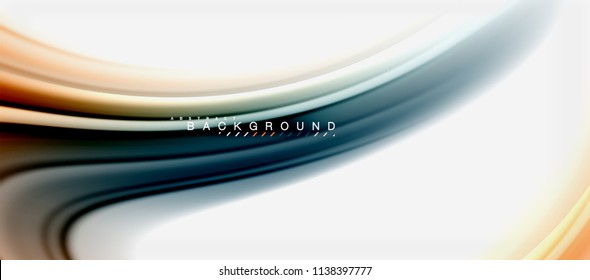 Rainbow fluid colors abstract background twisted liquid design, colorful marble or plastic wavy texture backdrop, multicolored template for business or technology presentation or web brochure cover