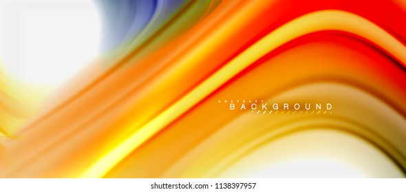 Rainbow fluid colors abstract background twisted liquid design, colorful marble or plastic wavy texture backdrop, multicolored template for business or technology presentation or web brochure cover