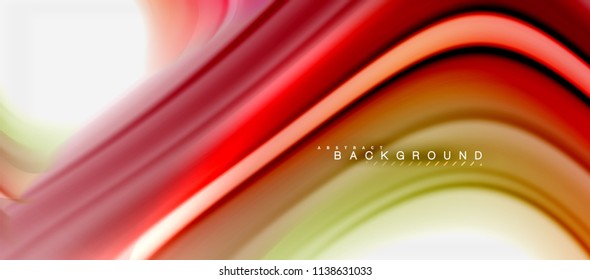 Rainbow fluid colors abstract background twisted liquid design, colorful marble or plastic wavy texture backdrop, multicolored template for business or technology presentation or web brochure cover