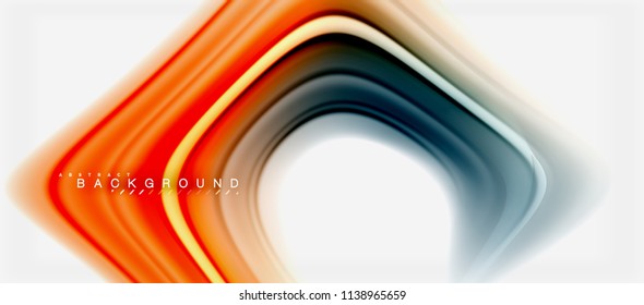 Rainbow fluid colors abstract background twisted liquid design, colorful marble or plastic wavy texture backdrop, multicolored template for business or technology presentation or web brochure cover