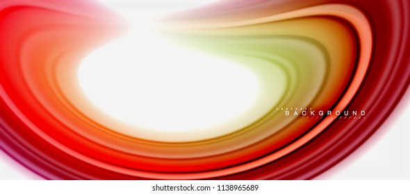 Rainbow fluid colors abstract background twisted liquid design, colorful marble or plastic wavy texture backdrop, multicolored template for business or technology presentation or web brochure cover
