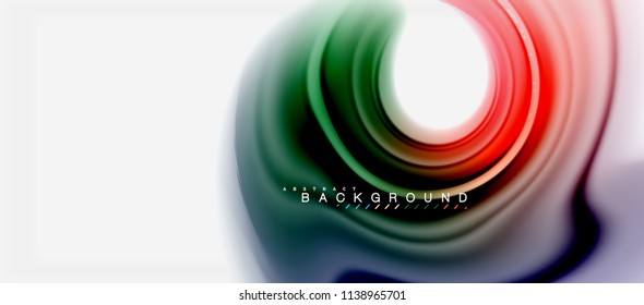 Rainbow fluid colors abstract background twisted liquid design, colorful marble or plastic wavy texture backdrop, multicolored template for business or technology presentation or web brochure cover