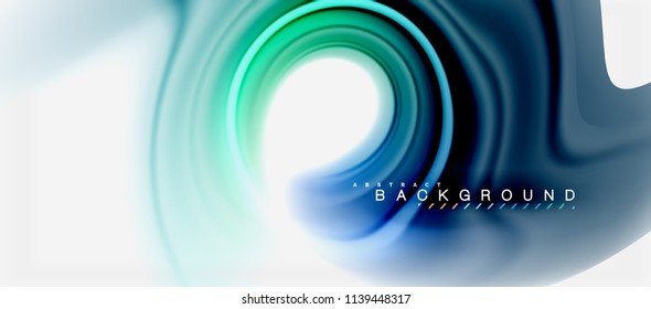 Rainbow fluid colors abstract background twisted liquid design, colorful marble or plastic wavy texture backdrop, multicolored template for business or technology presentation or web brochure cover