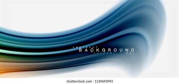 Rainbow fluid colors abstract background twisted liquid design, colorful marble or plastic wavy texture backdrop, multicolored template for business or technology presentation or web brochure cover