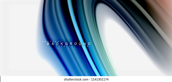 Rainbow fluid colors abstract background twisted liquid design, colorful marble or plastic wavy texture backdrop, multicolored template for business or technology presentation or web brochure cover