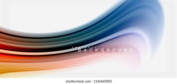 Rainbow fluid colors abstract background twisted liquid design, colorful marble or plastic wavy texture backdrop, multicolored template for business or technology presentation or web brochure cover