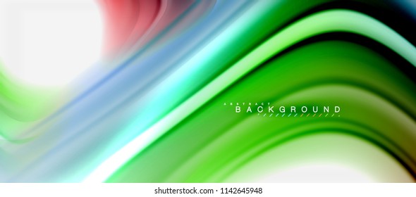 Rainbow fluid colors abstract background twisted liquid design, colorful marble or plastic wavy texture backdrop, multicolored template for business or technology presentation or web brochure cover