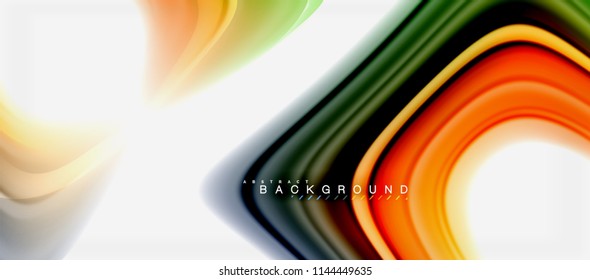 Color del fluido arcoiris diseño líquido retorcido de fondo abstracto, mármol colorido o fondo de textura ondulada plástica, plantilla multicolor para presentación de negocios o tecnología o cubierta de folletos web