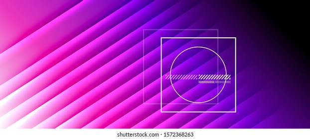 Rainbow fluid gradient background with abstract lines. Colorful geometric background pattern. Vector Illustration For Wallpaper, Banner, Background, Card, Book Illustration, landing page
